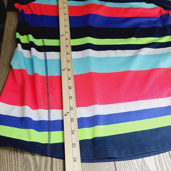 NWOT RLX Ralph Lauren Performance Striped Quarter Zip In‎ Surf Stripes XL Multi - Picture 11 of 11